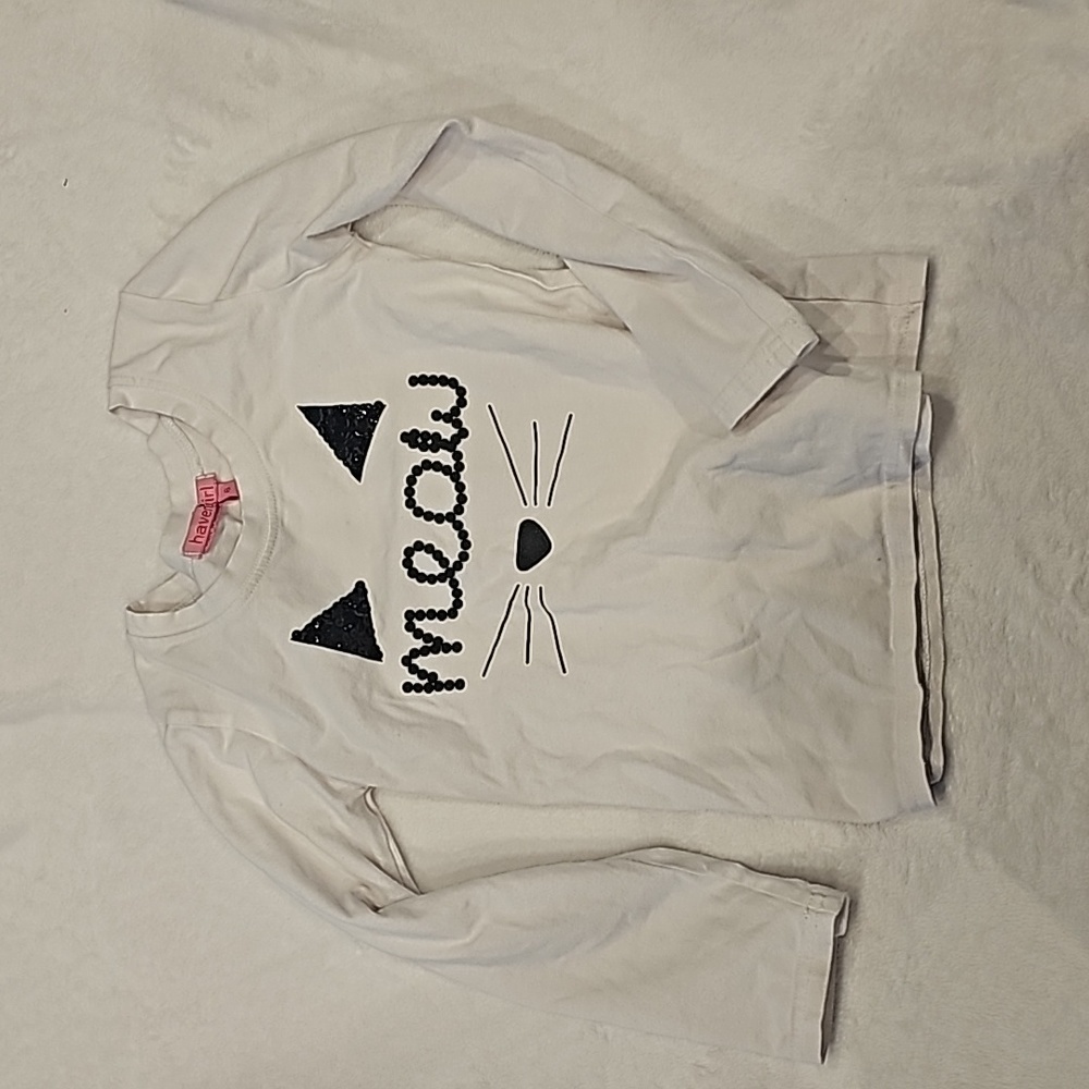 Meow Long Sleeve Tee